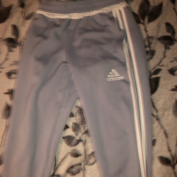 Adidas - Grey Mens Size Small Track Suit Pants - Picture 3 of 4